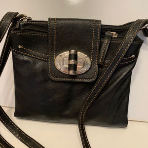 Black Shoulder Purse by Chaps